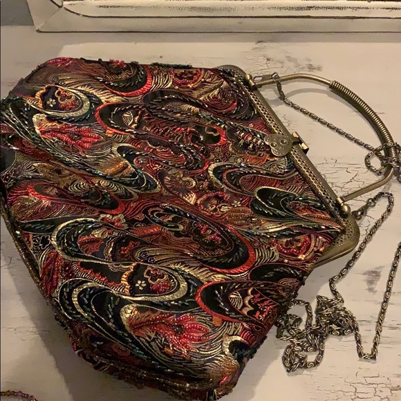 Handbags - Beaded and sequin vintage style purse